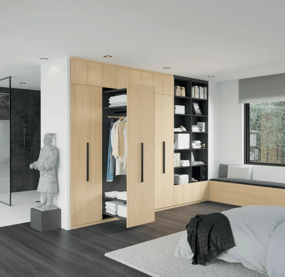 42 - amenagement-bibliotheque-dressing-essence-fine-chene-alba-et-noir-mat